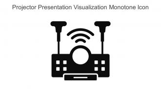 Projector Presentation Visualization Monotone Icon In Powerpoint Pptx Png And Editable Eps Format