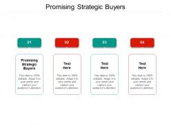 Promising strategic buyers ppt powerpoint presentation background images cpb