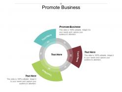 Promote business ppt powerpoint presentation gallery sample cpb