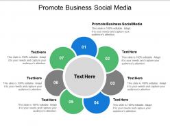 Promote business social media ppt powerpoint presentation show summary cpb