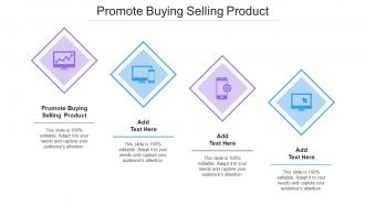 Promote Buying Selling Product Ppt Powerpoint Presentation Gallery Professional Cpb