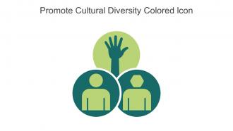 Promote Cultural Diversity Colored Icon In Powerpoint Pptx Png And Editable Eps Format