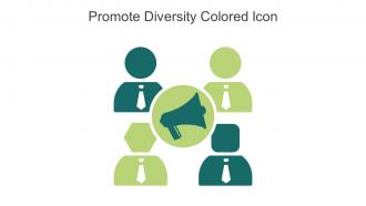 Promote Diversity Colored Icon In Powerpoint Pptx Png And Editable Eps Format