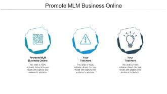 Promote mlm business online ppt powerpoint presentation infographic template layout cpb
