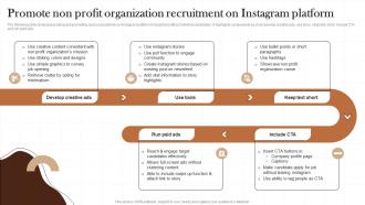Promote Non Profit Organization Recruitment Non Profit Recruitment Strategy SS