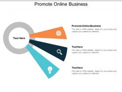 Promote online business ppt powerpoint presentation styles files cpb
