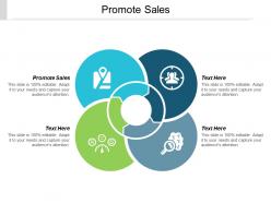 Promote sales ppt powerpoint presentation slides microsoft cpb