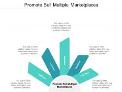 Promote sell multiple marketplaces ppt powerpoint presentation pictures microsoft cpb
