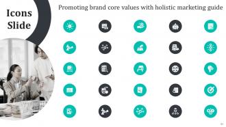 Promoting Brand Core Values With Holistic Marketing Guide Powerpoint Presentation Slides MKT CD Impactful Attractive