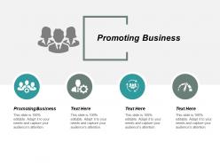Promoting business ppt powerpoint presentation file information cpb