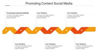 Promoting content social media ppt powerpoint presentation layouts templates cpb
