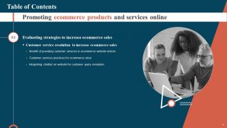 Promoting Ecommerce Products And Services Online Powerpoint Presentation Slides Analytical Slides