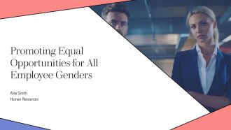 Promoting Equal Opportunities For All Employee Genders PPT Presentation AT Promoting Equal Opportunities For All Employee Genders PPT Presentation AT