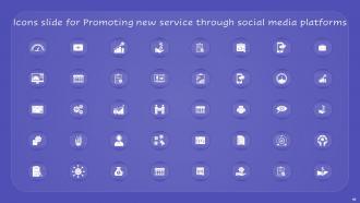 Promoting New Service Through Social Media Platforms Powerpoint Presentation Slides