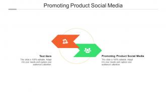 Promoting product social media ppt powerpoint presentation gallery templates cpb