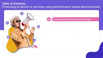 Promoting Products Or Services Using Performance Based Advertisement Complete Deck MKT CD V Impactful Customizable