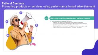 Promoting Products Or Services Using Performance Based Advertisement Complete Deck MKT CD V Best Compatible
