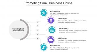 Promoting Small Business Online Ppt Powerpoint Presentation Summary Cpb