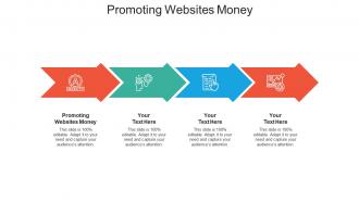 Promoting websites money ppt powerpoint presentation visual aids infographic template cpb