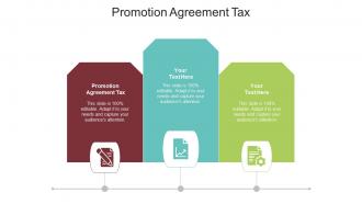 Promotion agreement tax ppt powerpoint presentation ideas design templates cpb