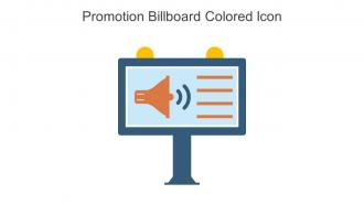 Promotion Billboard Colored Icon In Powerpoint Pptx Png And Editable Eps Format