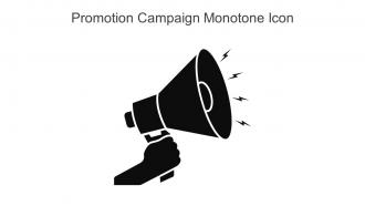 Promotion Campaign Monotone Icon In Powerpoint Pptx Png And Editable Eps Format