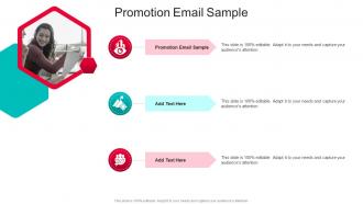 Promotion Email Sample In Powerpoint And Google Slides Cpb