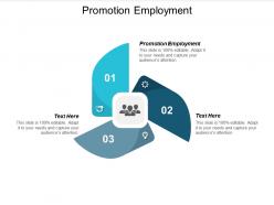 Promotion employment ppt powerpoint presentation backgrounds cpb