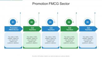 Promotion FMCG Sector In Powerpoint And Google Slides Cpb