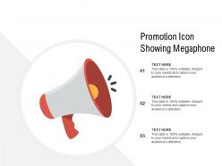 Promotion icon showing megaphone