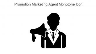 Promotion Marketing Agent Monotone Icon In Powerpoint Pptx Png And Editable Eps Format