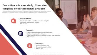 Promotion Mix Case Study How Shoe Company Owner Organization Function Strategy SS V