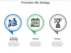 Promotion mix strategy ppt powerpoint presentation infographics themes cpb