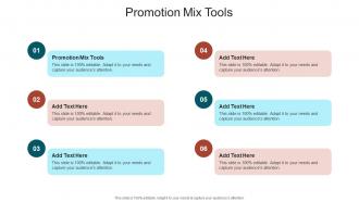 Promotion Mix Tools In Powerpoint And Google Slides Cpb