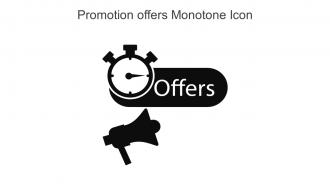Promotion Offers Monotone Icon In Powerpoint Pptx Png And Editable Eps Format