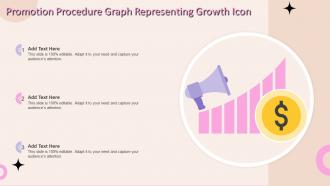 Promotion Procedure Graph Representing Growth Icon