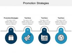 Promotion strategies ppt powerpoint presentation gallery background image cpb