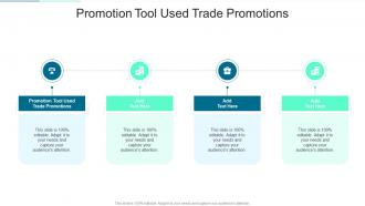 Promotion Tool Used Trade Promotions In Powerpoint And Google Slides Cpb