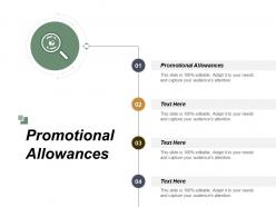 Promotional allowances ppt powerpoint presentation file graphics design cpb