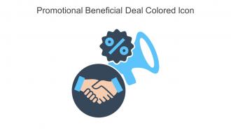 Promotional Beneficial Deal Colored Icon In Powerpoint Pptx Png And Editable Eps Format