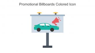 Promotional Billboards Colored Icon In Powerpoint Pptx Png And Editable Eps Format