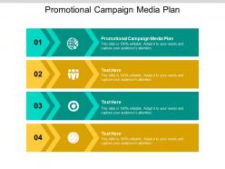 Promotional campaign media plan ppt powerpoint presentation styles cpb