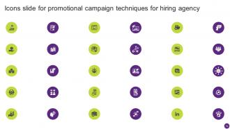 Promotional Campaign Techniques For Hiring Agency Powerpoint Presentation Slides Strategy CD V Content Ready Graphical