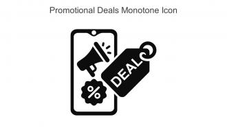 Promotional Deals Monotone Icon In Powerpoint Pptx Png And Editable Eps Format