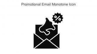 Promotional Email Monotone Icon In Powerpoint Pptx Png And Editable Eps Format