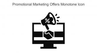 Promotional Marketing Offers Monotone Icon In Powerpoint Pptx Png And Editable Eps Format