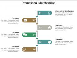 Promotional merchandise ppt powerpoint presentation icon pictures cpb