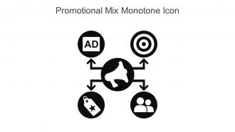 Promotional Mix Monotone Icon In Powerpoint Pptx Png And Editable Eps Format