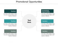 Promotional opportunities ppt powerpoint presentation infographics slides cpb