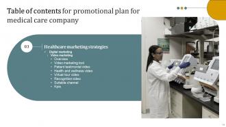 Promotional Plan For Medical Care Company Powerpoint Presentation Slides Strategy CD V Best Engaging